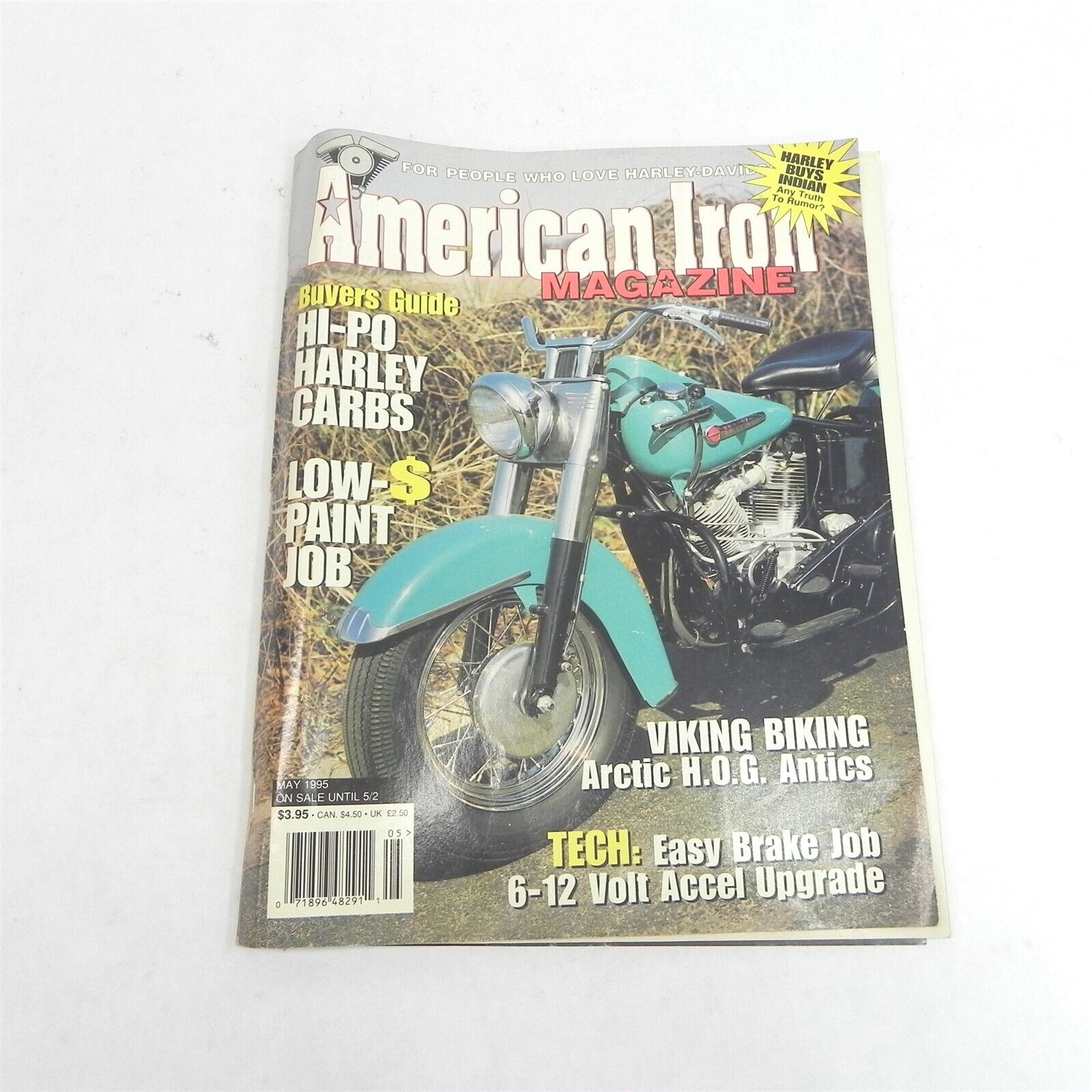 VINTAGE MAY 1995 AMERICAN IRON MOTORCYCLE MAGAZINE SINGLE ISSUE CHOPPERS HARLEYS