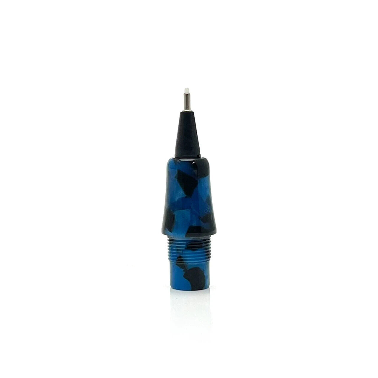 Yookers Gaia Fiber Tip Replacement Tip Blue /Black Marble Resin Brand New 0.8 MM