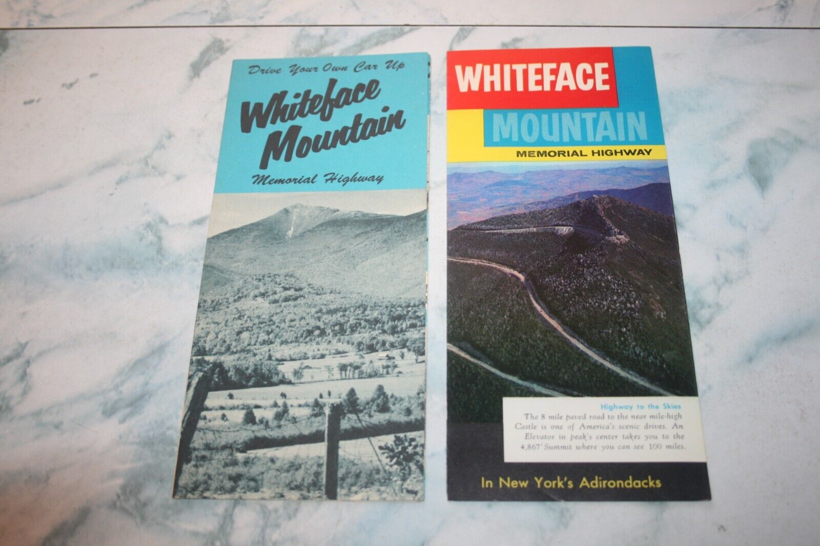 Vintage 1959 Brochures White Face Mountain NY Adirondacks lot 2