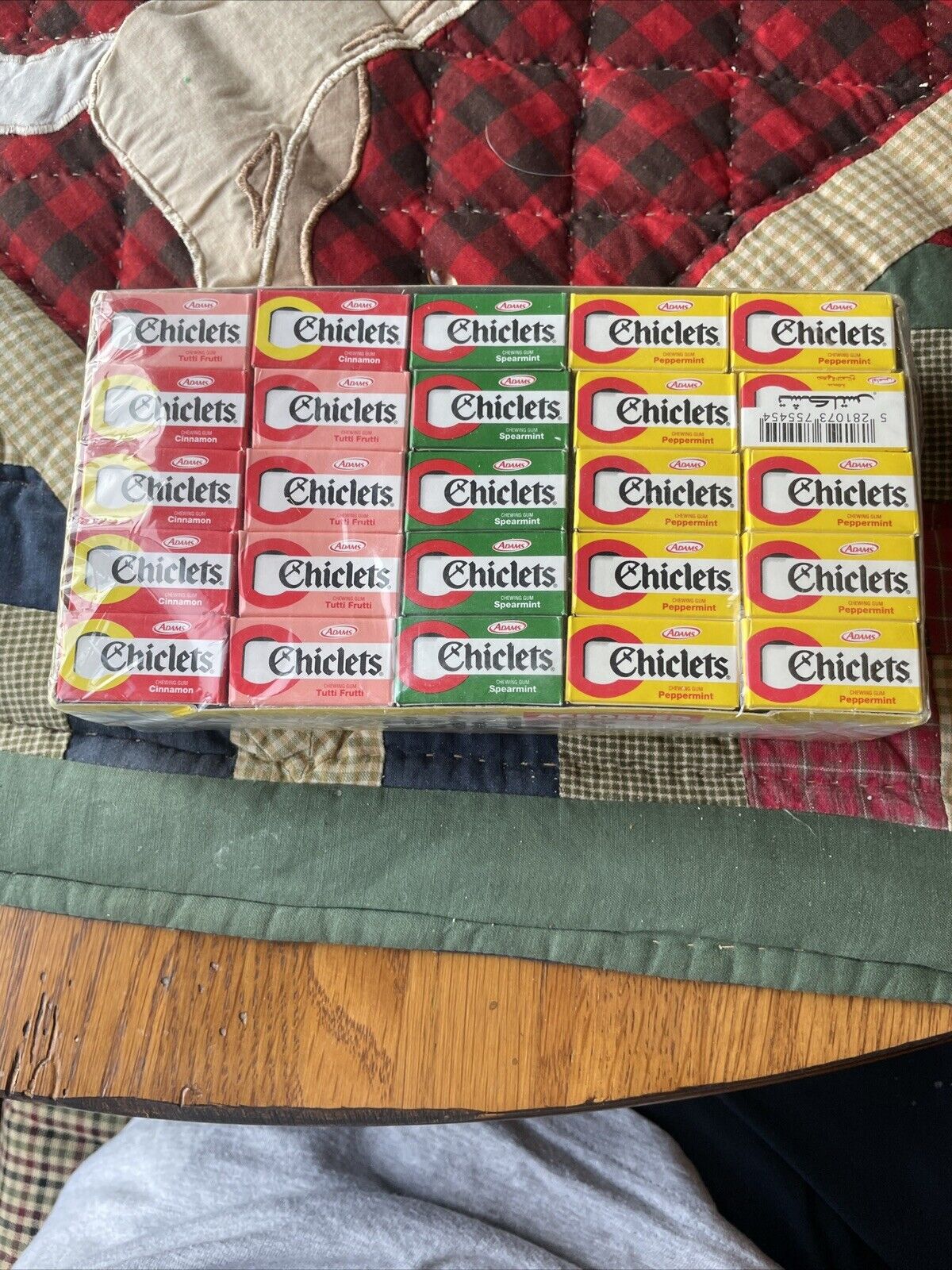 Adams Chiclets Chewing Gum 100 Packs Made In Lebanon Expired 06/2009