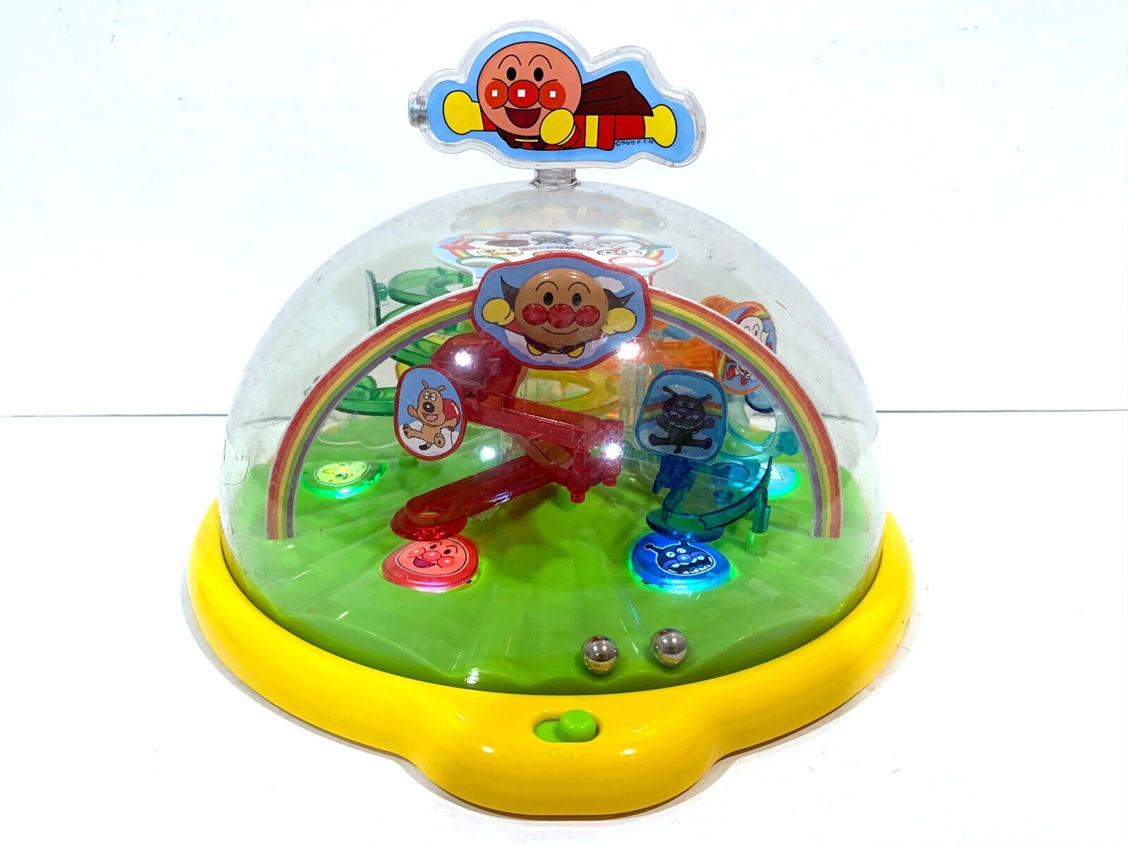 RARE USED KIDS ANPANMAN PINBALL MAZE TOY WITH LIGHT & SOUND EFFECTS PUZZLE GAME