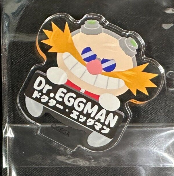 Sonic the Hedgehog & Friends Acrylic Standee - Eggman Name - USA Seller