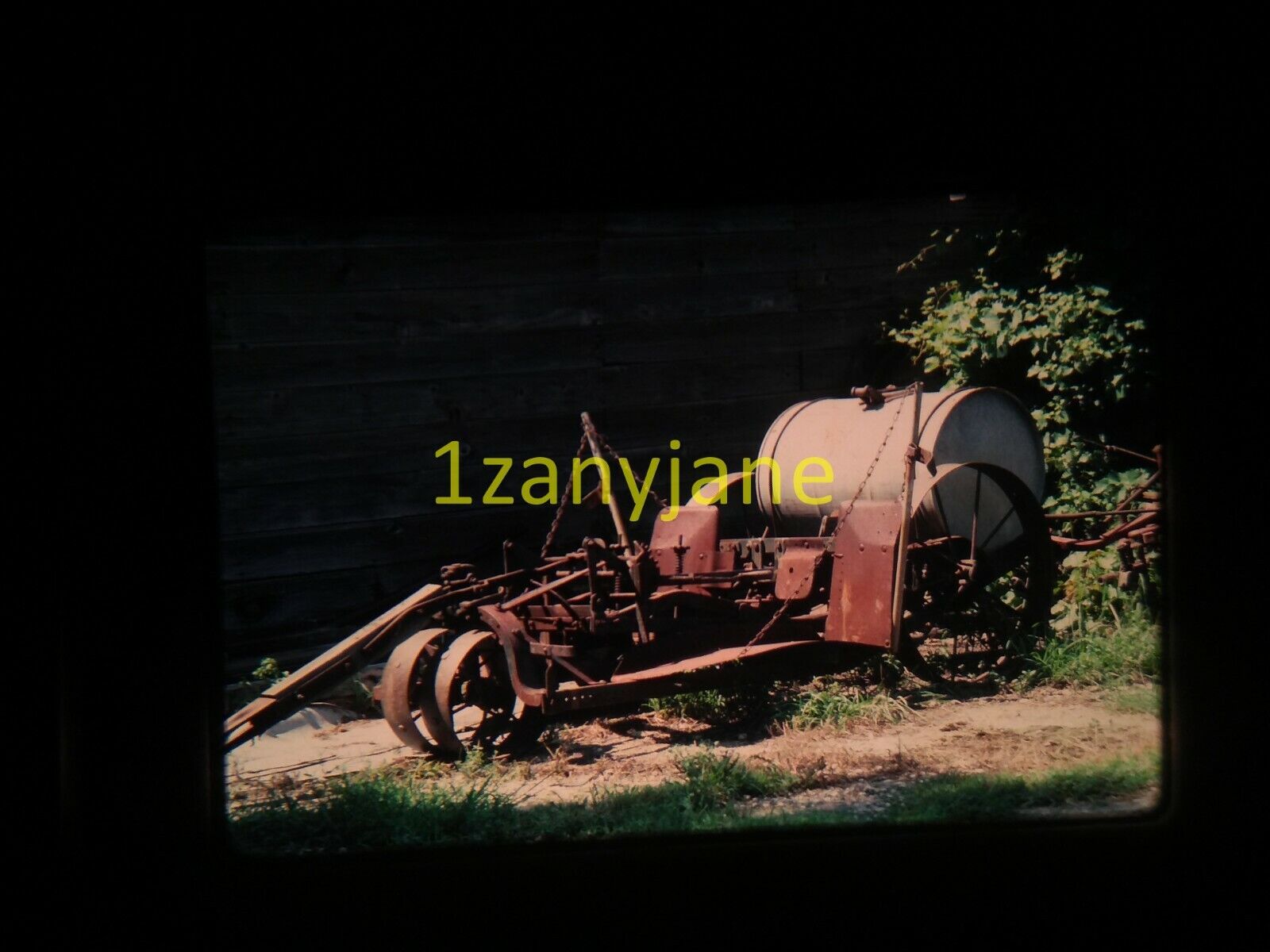 2F18 VINTAGE Photo 35mm Slide EARLY TRACTOR MODEL
