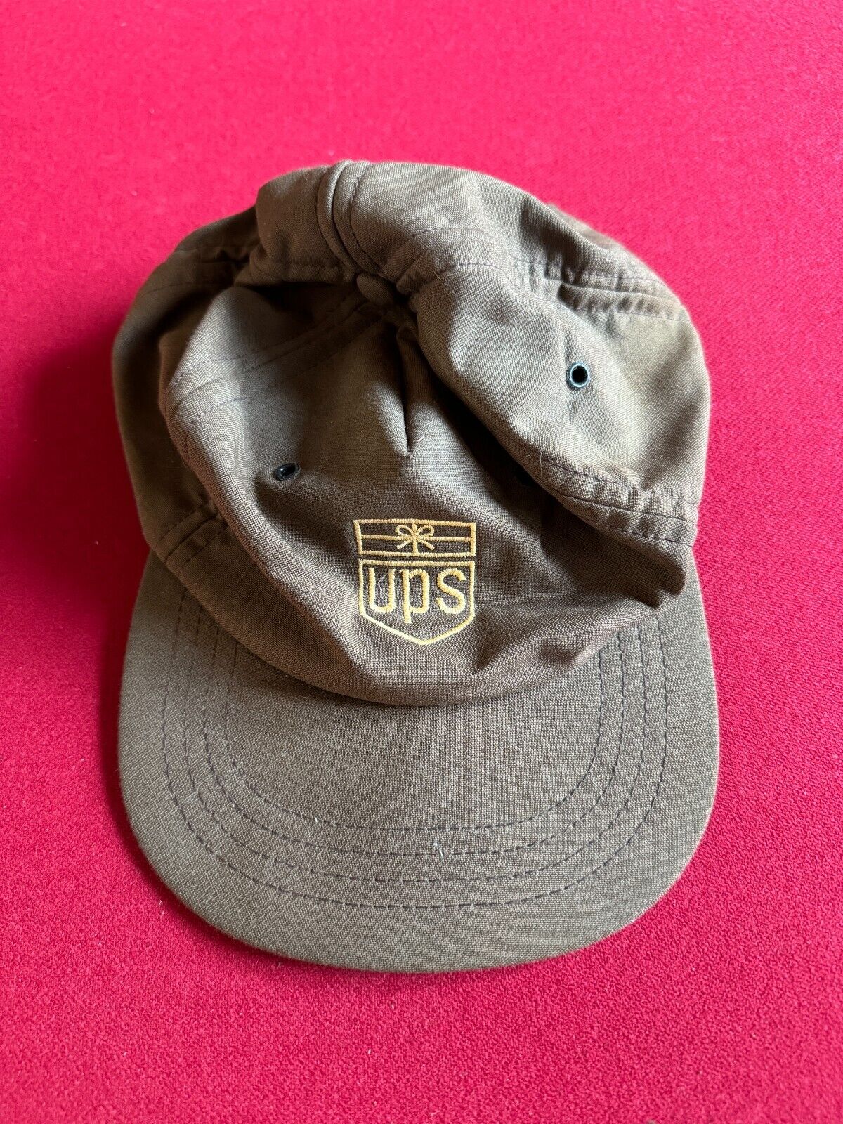 1980\'s, UPS (Brown) Employee Adjustable Hat (Scarce / Vintage)