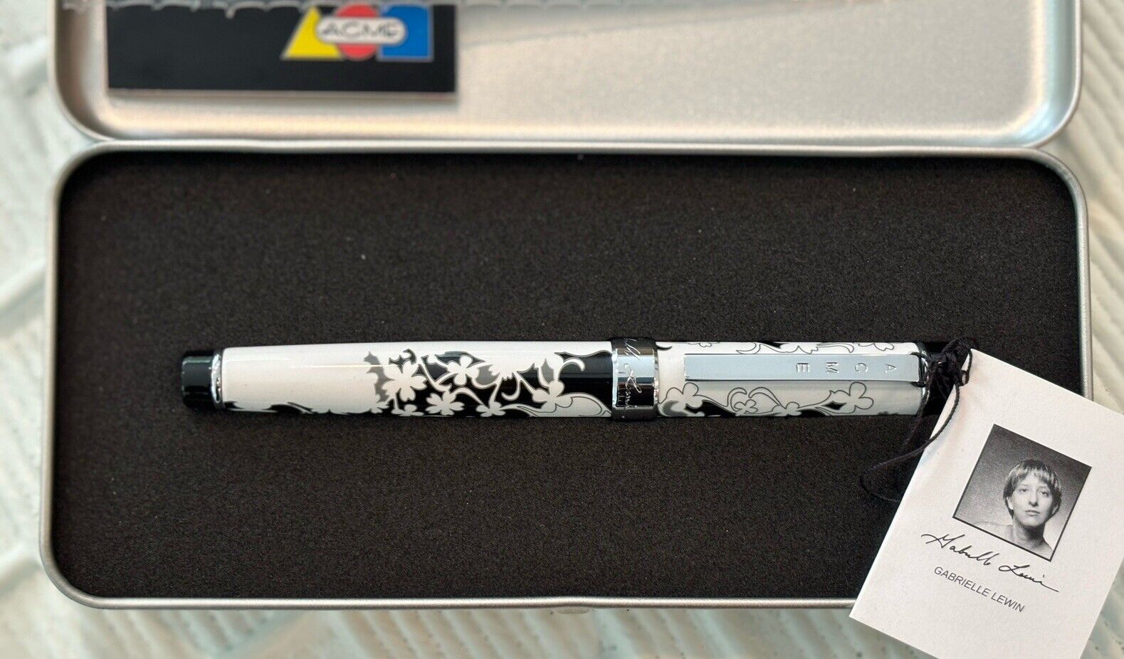 Archived Limited Edition Acme Rollerball “Petal” Pen Designed By Gabrielle Lewin