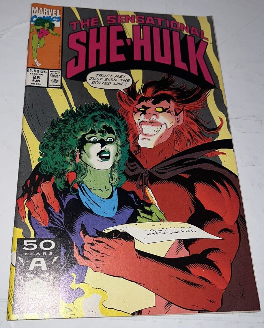 The Sensational She-Hulk Vol 1 #28 Marvel Comics (1991) VF/NM