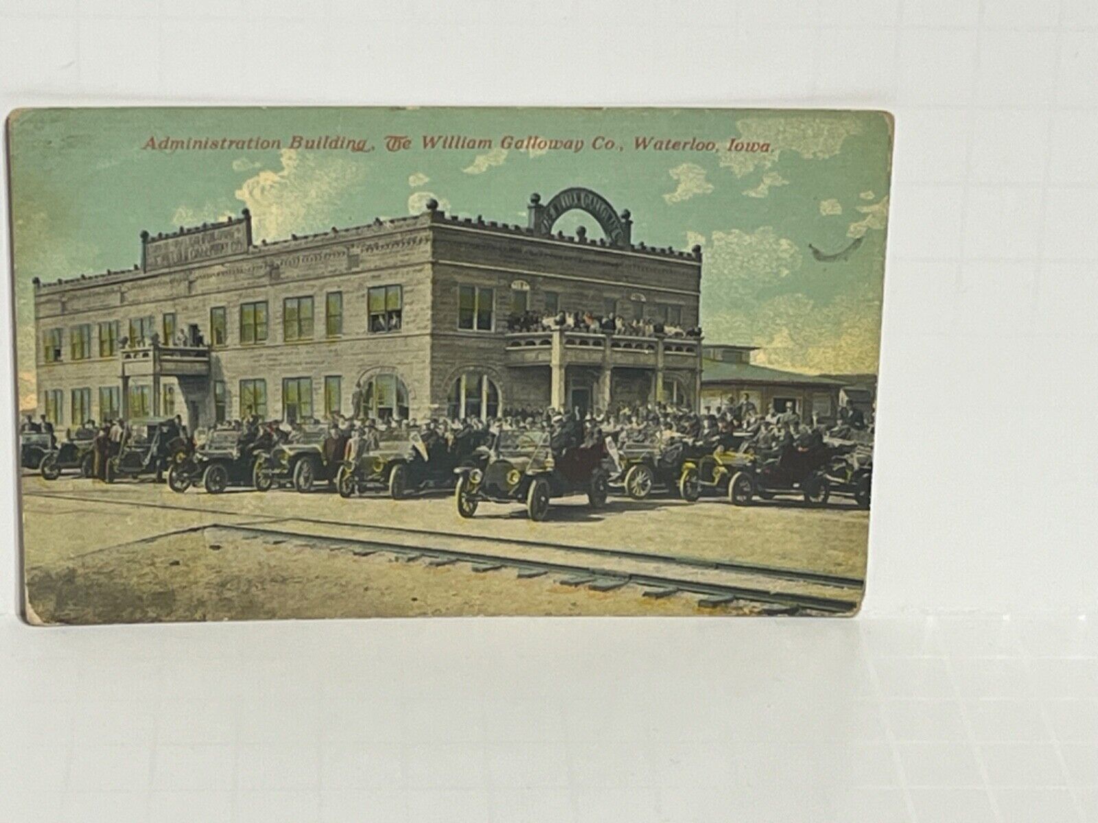 Administration Building The William Galloway Co Waterloo Iowa Postcard A45