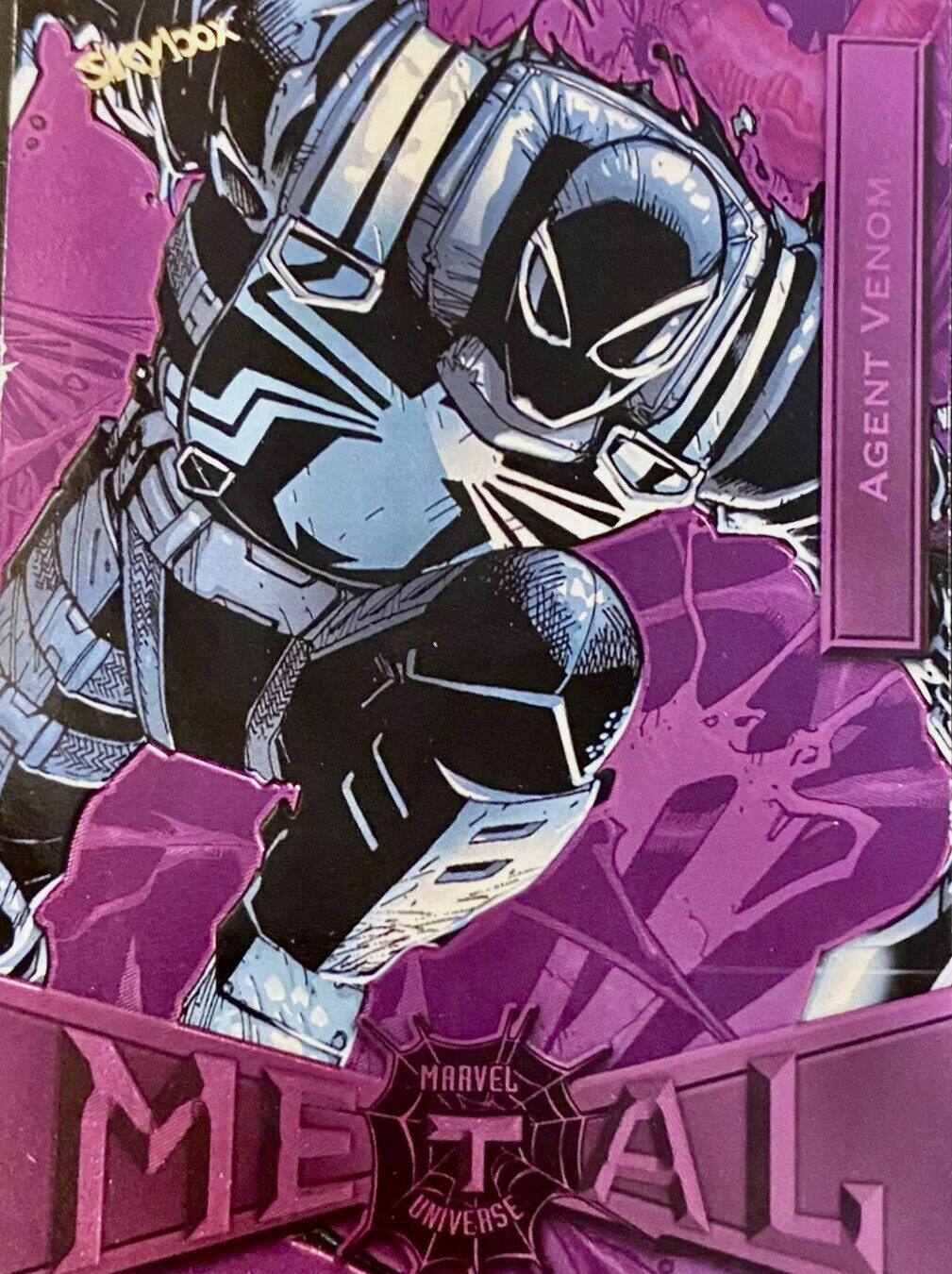 2022 Marvel Metal Universe Pink Light /75 Agent Venom
