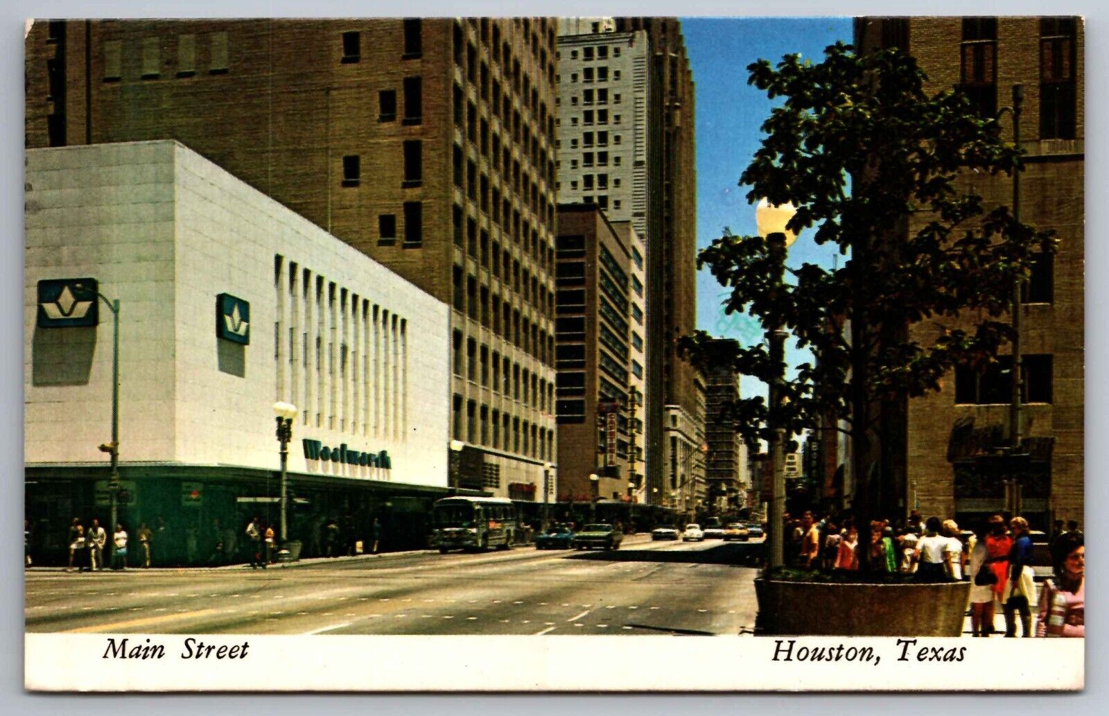 Postcard  Main Street Houston Texas cir. 1978 Pos.  G 10