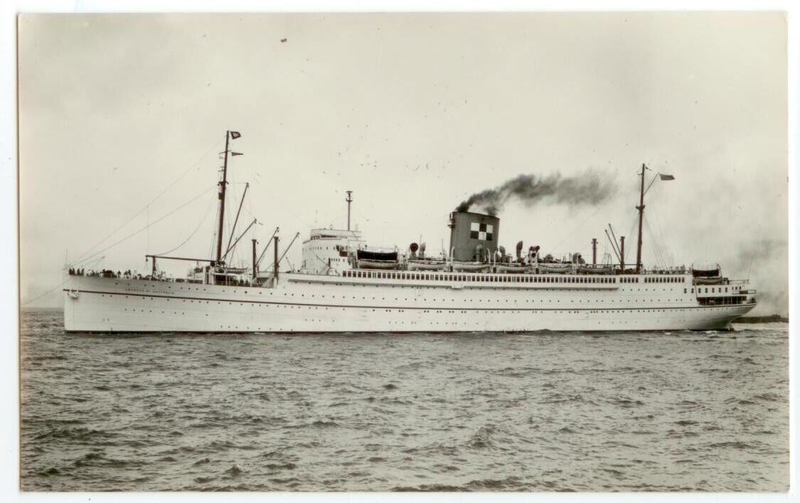 1950s ship Empress Of Australia photo -aka SS De Grasse & Venezuela wrecked 1962