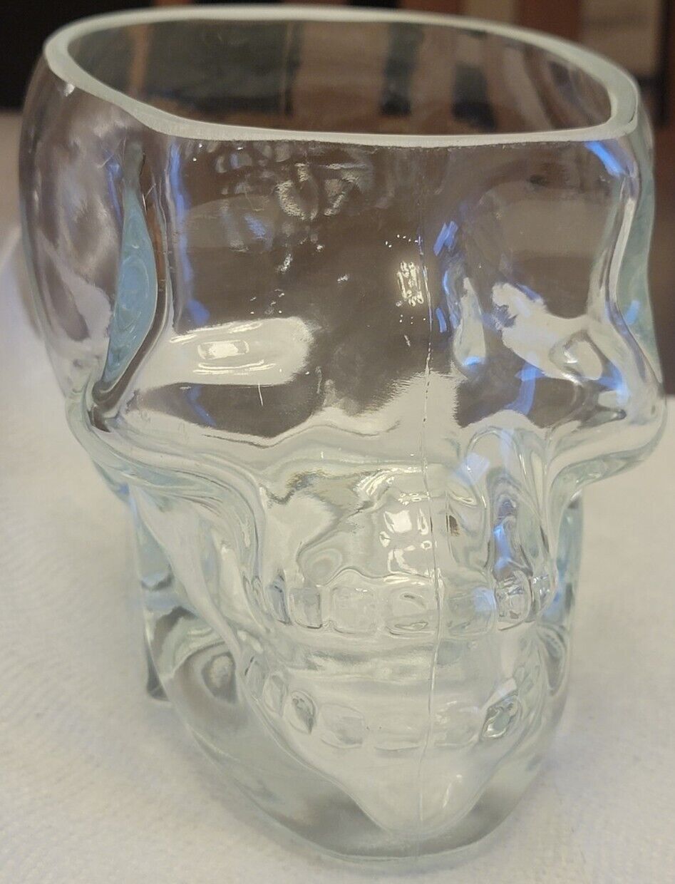 Huge Crystal Head Vodka Glass 40 Oz Official Dan Aykroyd Skull Glasses BAR wear