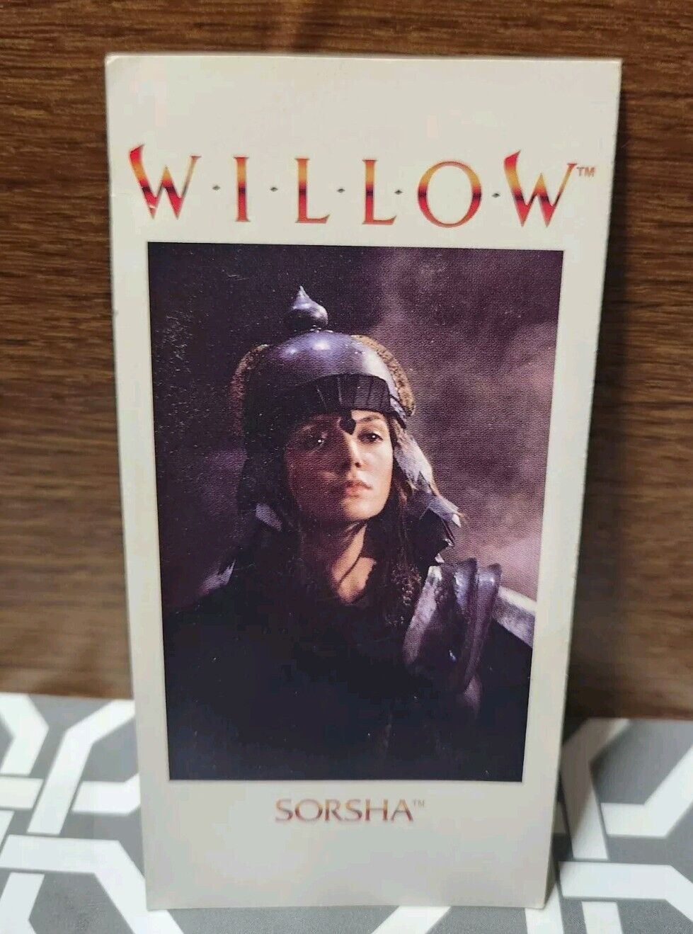 1988 Willow ☆ Sorsha☆Trading Card  Ziploc Vintage Lucasfilm