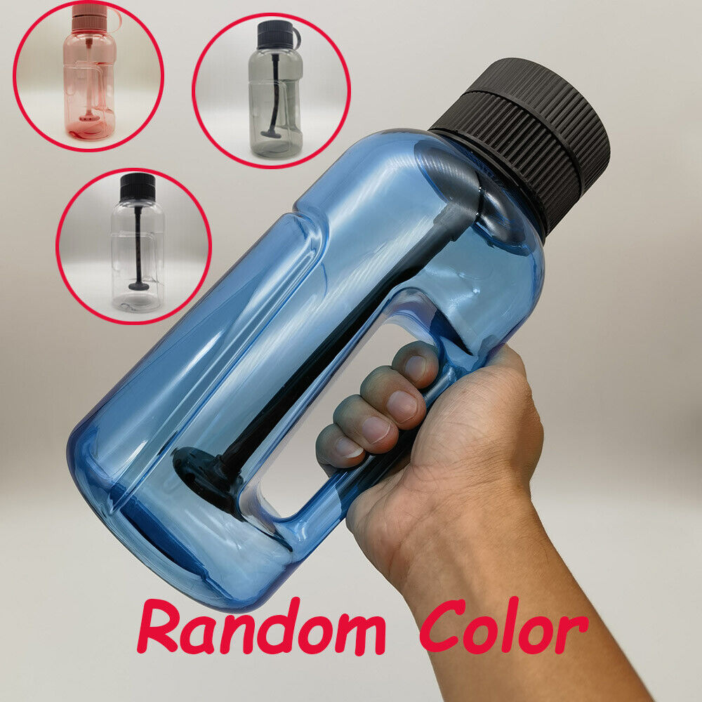 9inch Plastic Water Pipe 1000ml Drink Bottle Smoking Bong Hookah Random Color US