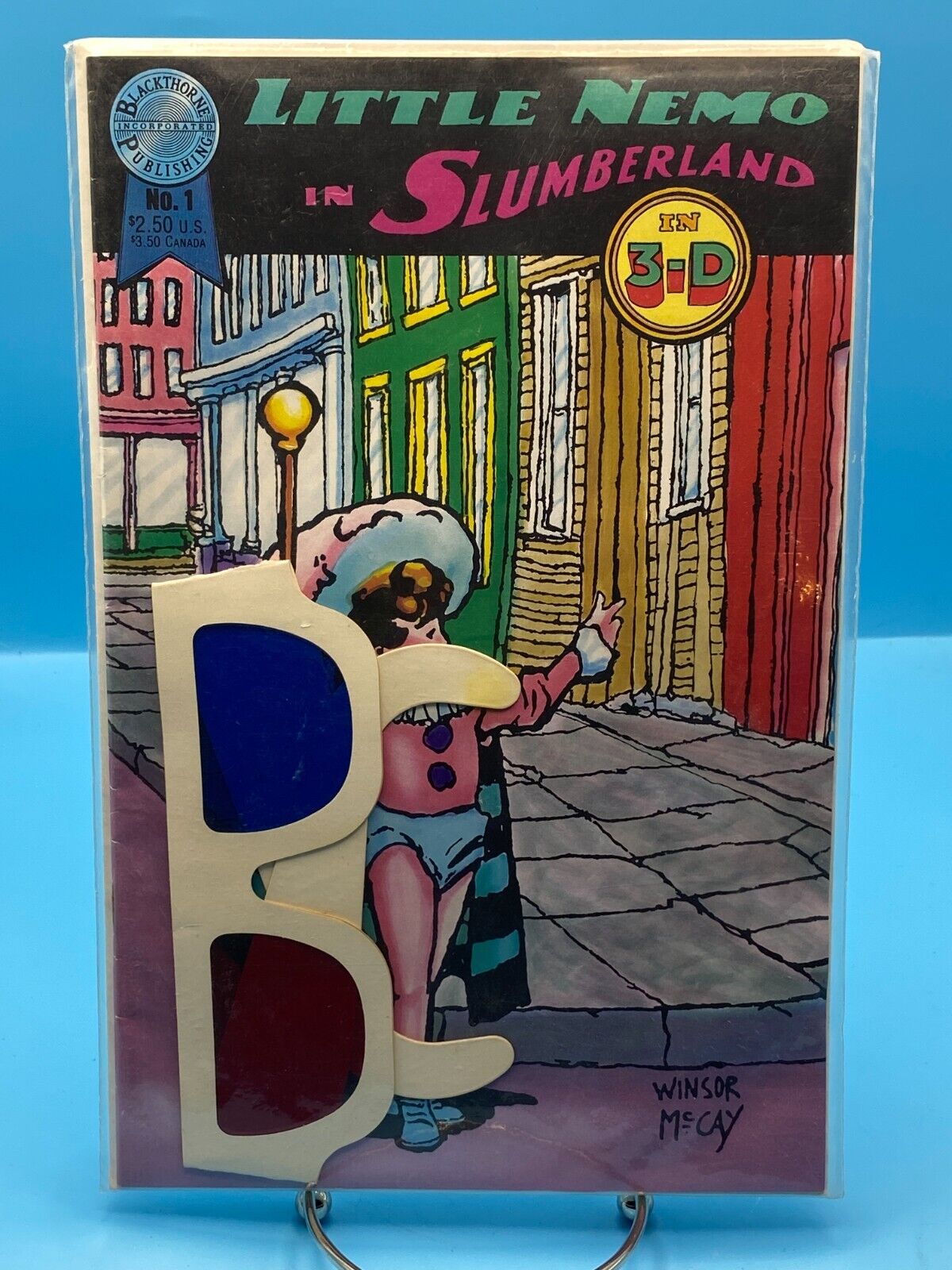 Little Nemo in Slumberland 3-D Comic Book #1 Blackthorne 3-D 1987 W/ GLASSES