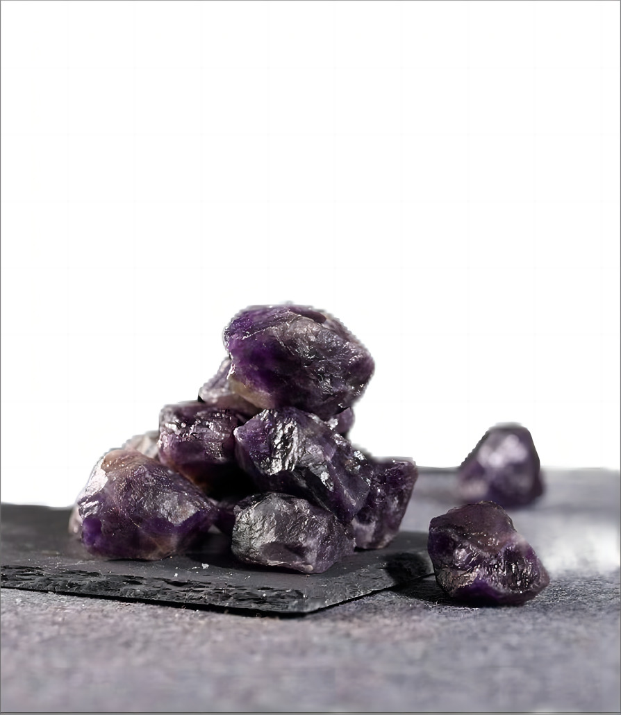 Natural Crystal Stone  - Amethyst (3-5 cm) and Celestite (1-2 cm)
