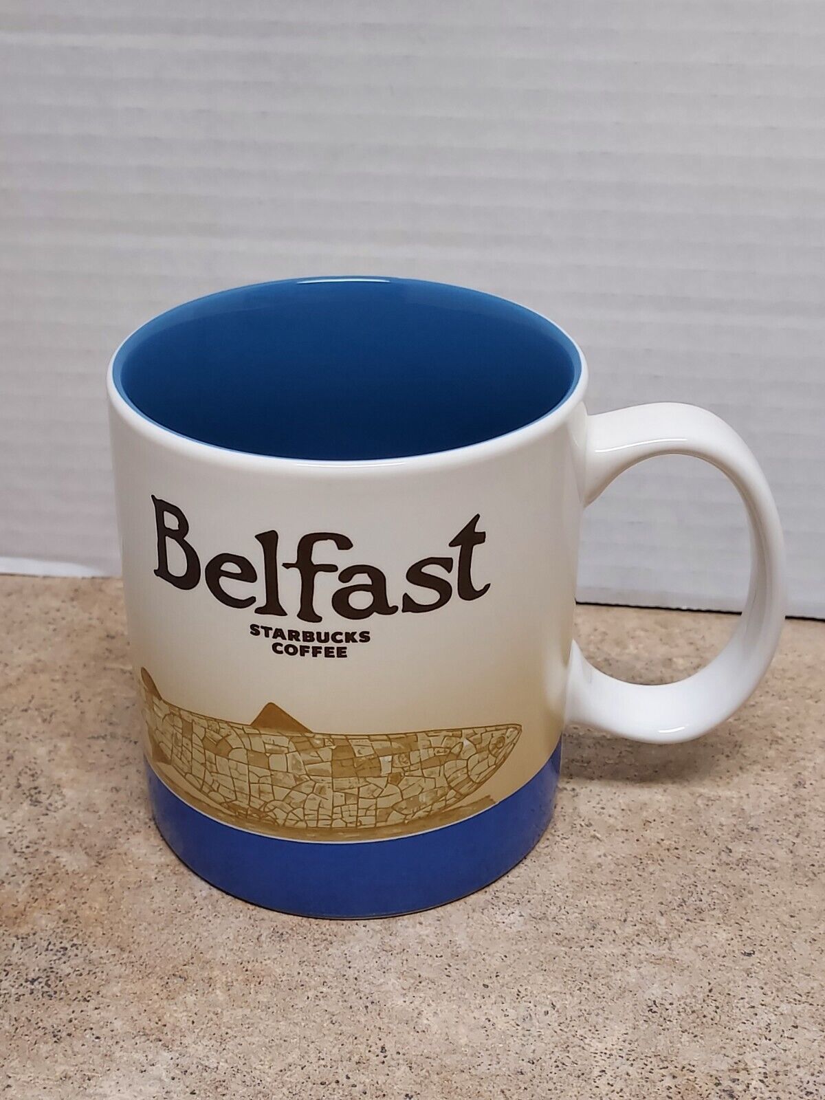 2014 Starbucks BELFAST Coffee Mug Northern Ireland Global Icon City Tea Cup 16oz