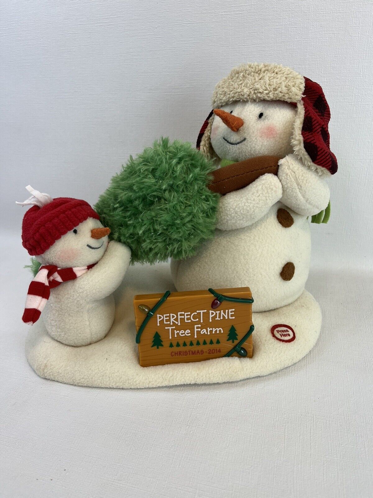2014 Hallmark Singing Snowman Collection Animated Plush Christmas Decor