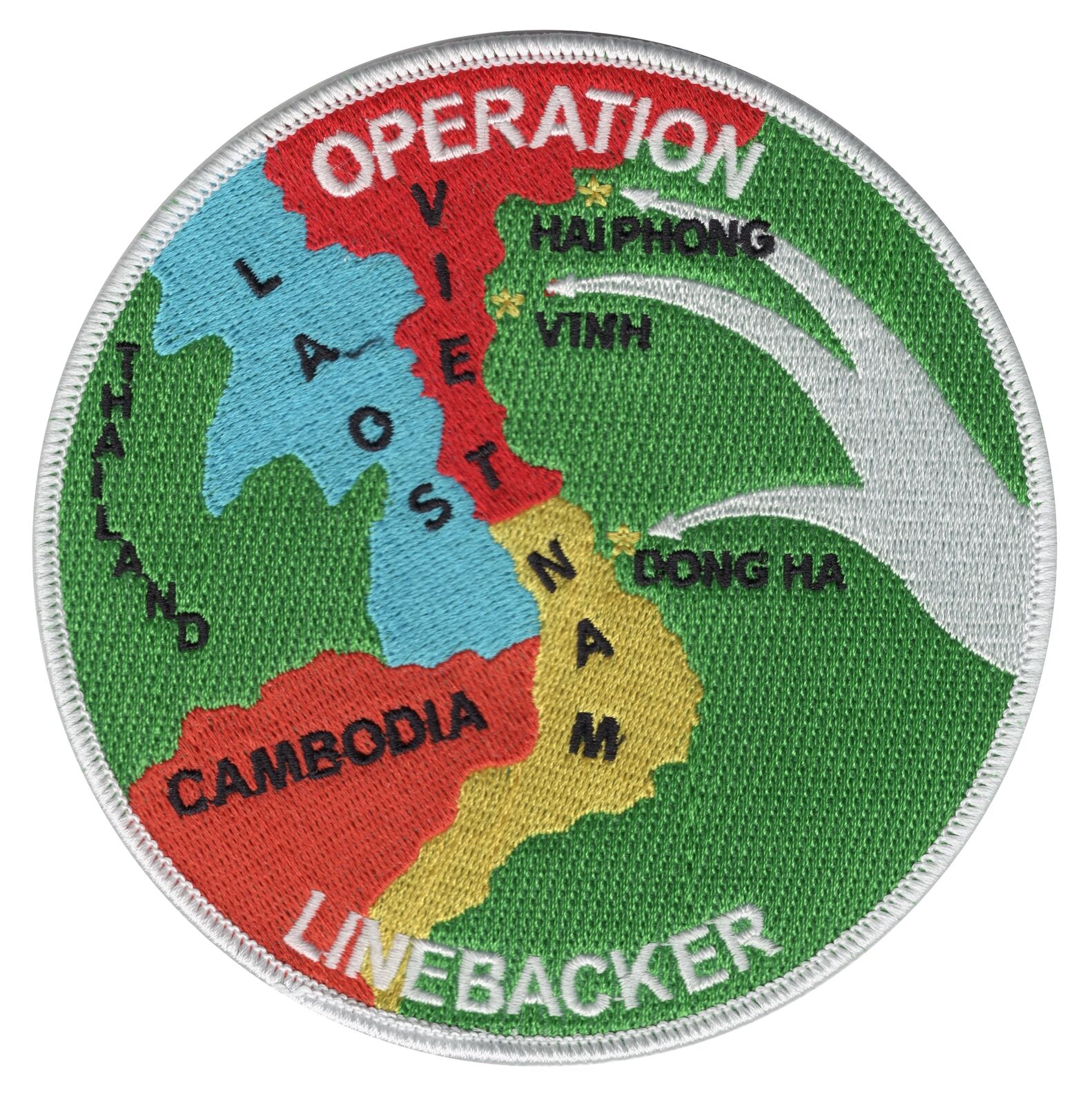 Operation Linebacker North Vietnam Patch