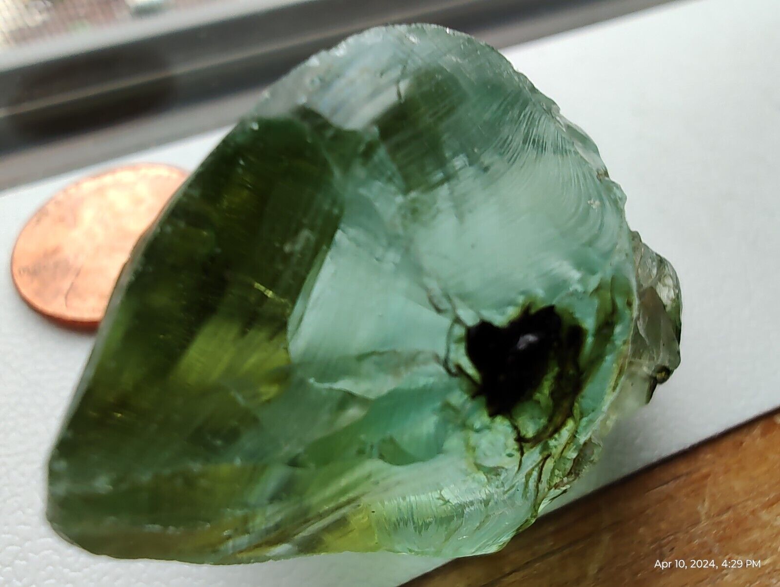 Mineral Stone Crystal Specimen 25 grams mystical mystic green Andara