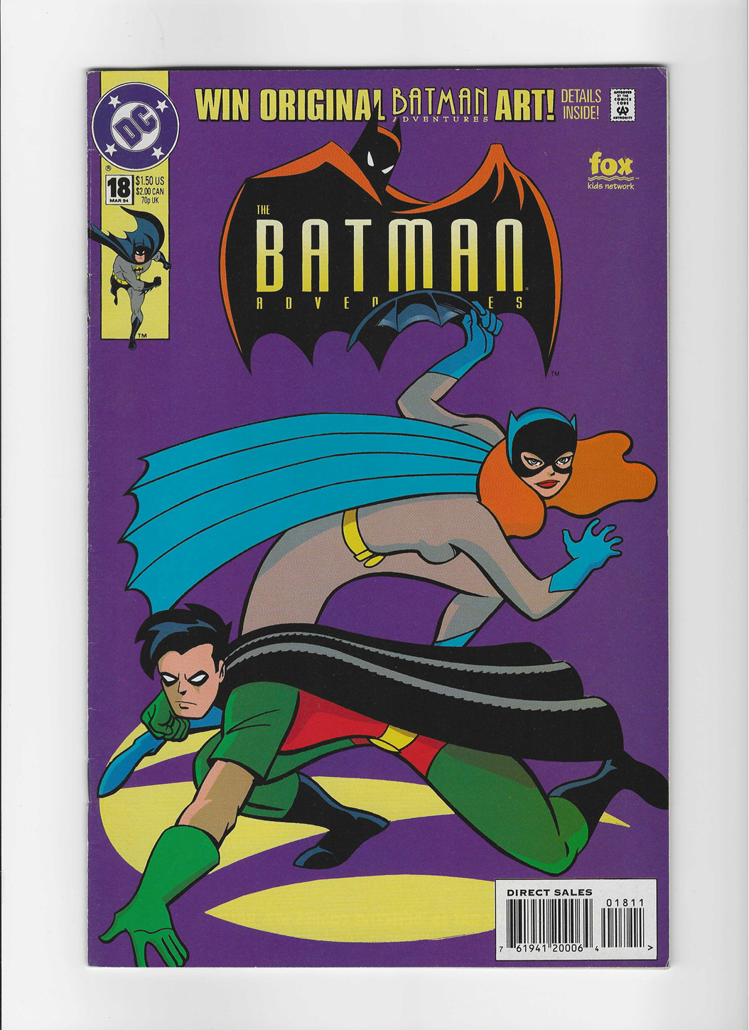 Batman Adventures, Vol. 1 #18 (LB52)- $4.99 Flat rate shipping