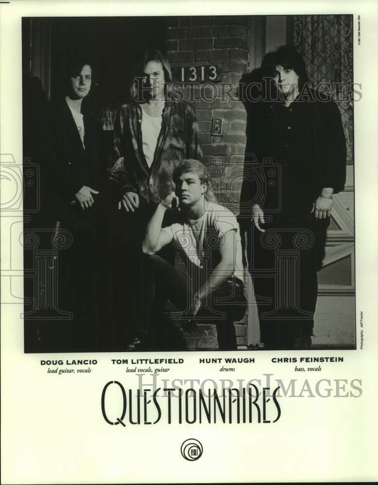 1991 Press Photo Musical Group, Questionnaires - sap37645
