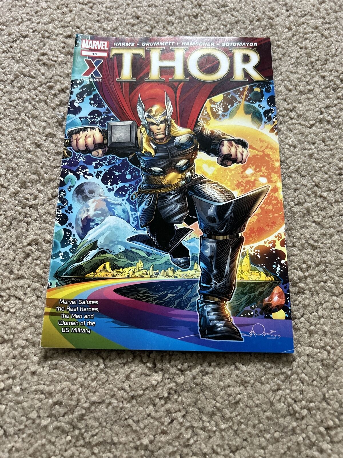 Marvel Comics Thor #16 Military Exchange Variant (Marvel Comics 2013)