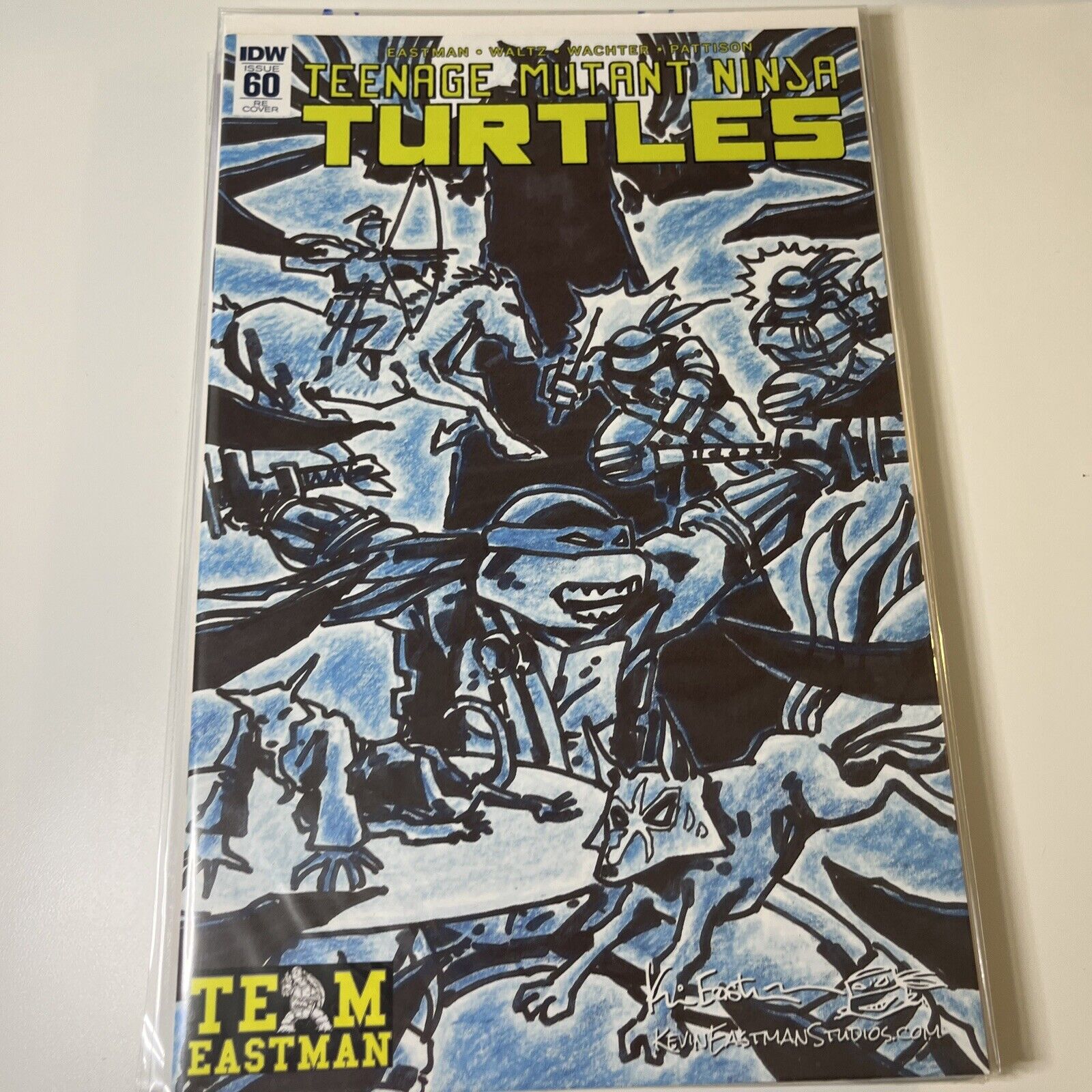 TMNT RE 60 Teenage Mutant Ninja Turtles Team Eastman Variant