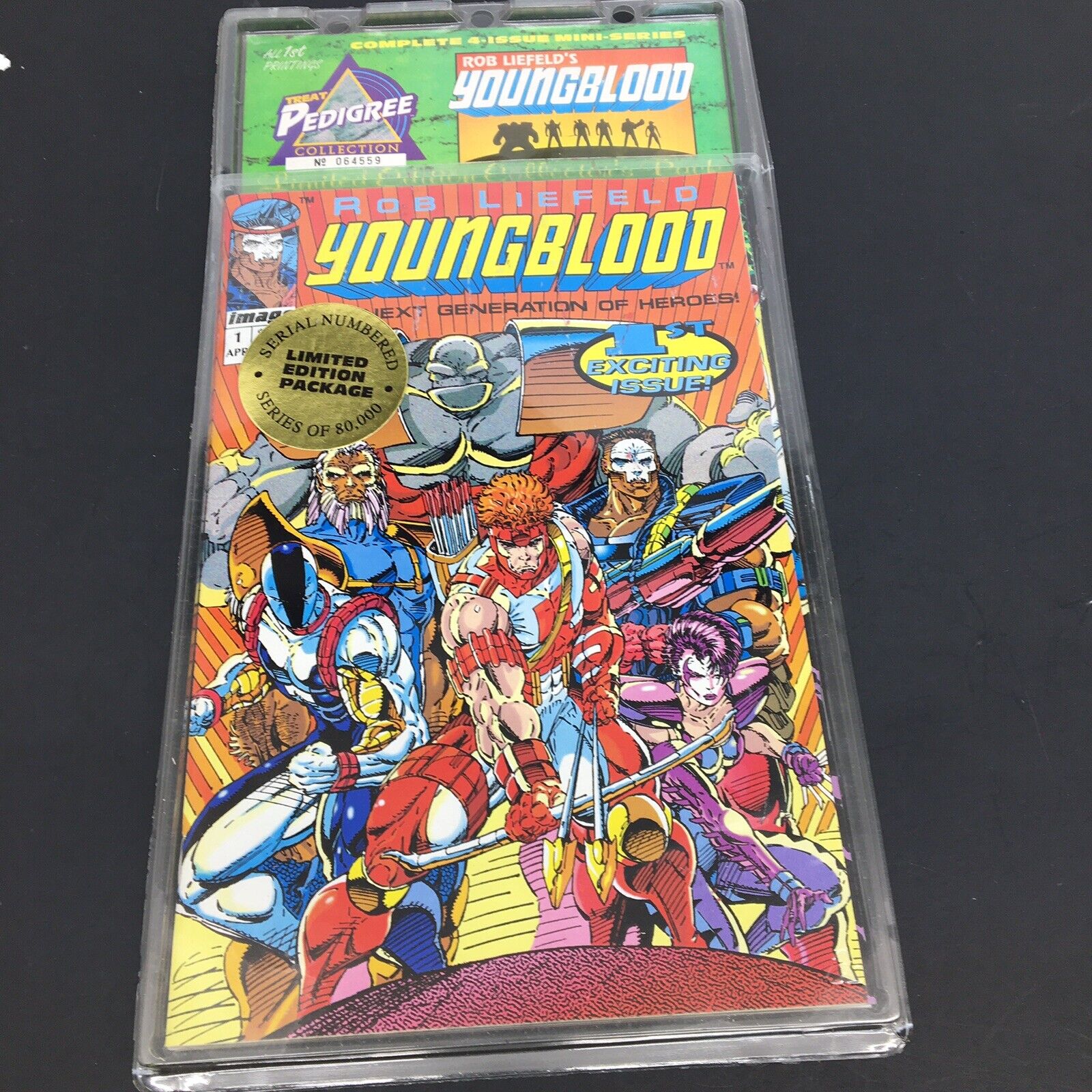 Rob Liefeld's YoungBlood Limited Edition Collector's Pack Treat Pedigree #064559