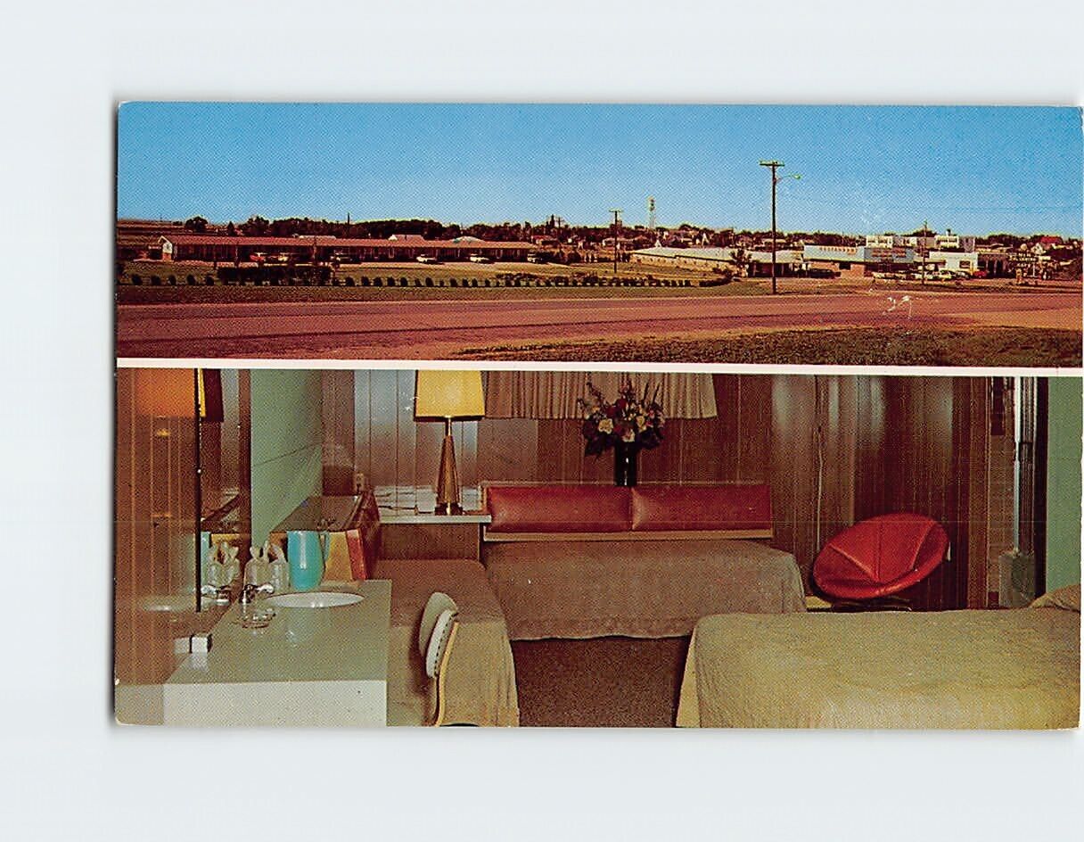 Postcard H & H El-Centro Motel Kadoka South Dakota USA