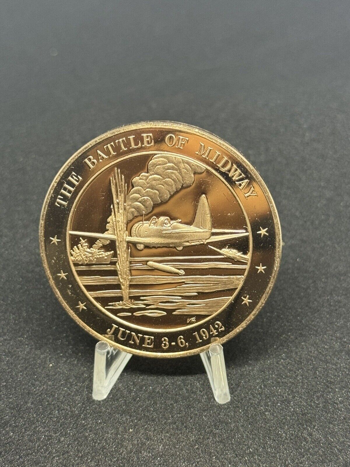 The Battle of Midway coin - June 3-6, 1942 A28