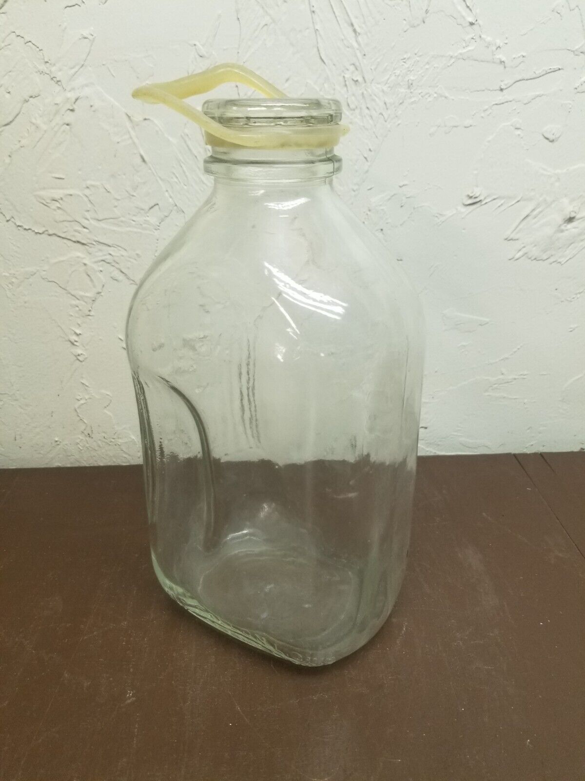 Vintage 1974 1/2 gallon glass milk bottle