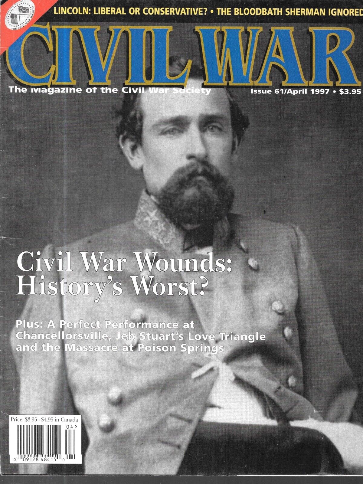 Civil War Society Magazine #61 History\'s Worst Wounds Poison Springs Jeb Stuart 