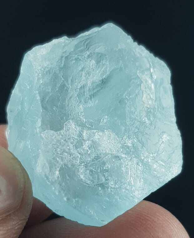 71.30 Ct Natural Sky Blue Aquamarine Crystal From Pakistan 