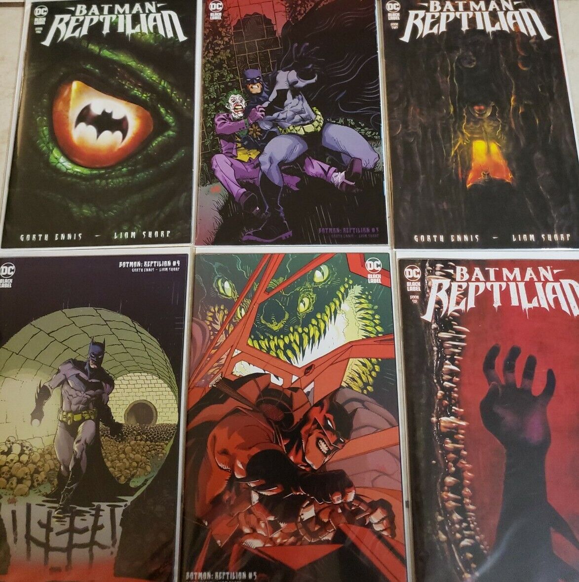 BATMAN: Reptilian issues 1-6 DC BLACK LABEL [mature readers]