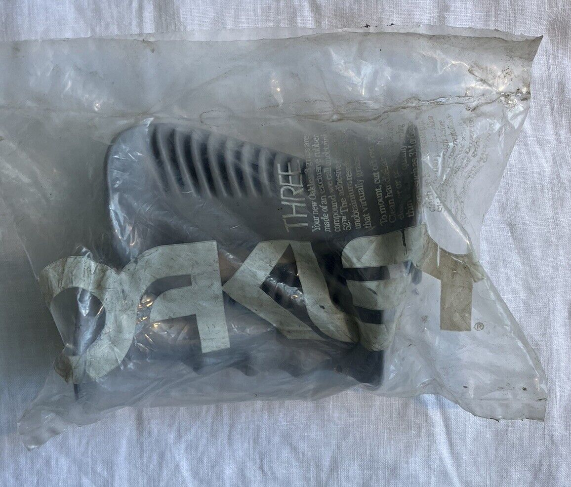 OAKLEY Vintage BMX Three 3 Grips 1980s Grey - NOS in original sealed packaging