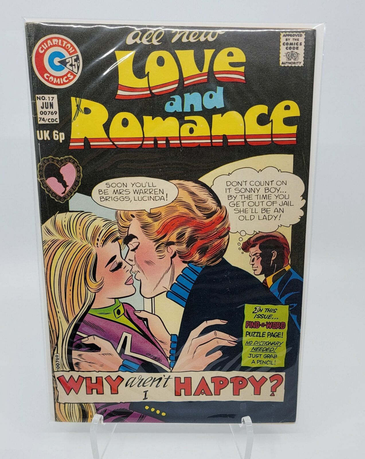 1974 Love and Romance 17 Charlton Comics Romance Comic