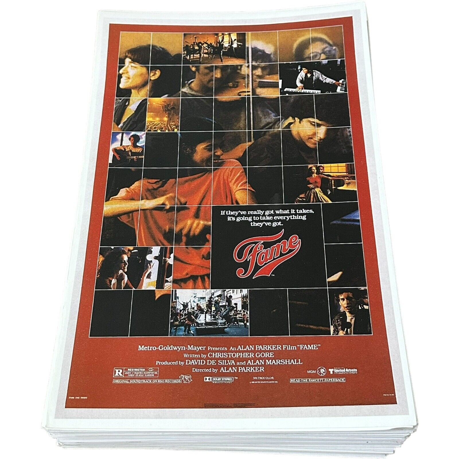 Fame, Allen Parker, Christopher Corr Movie 11x17 Poster