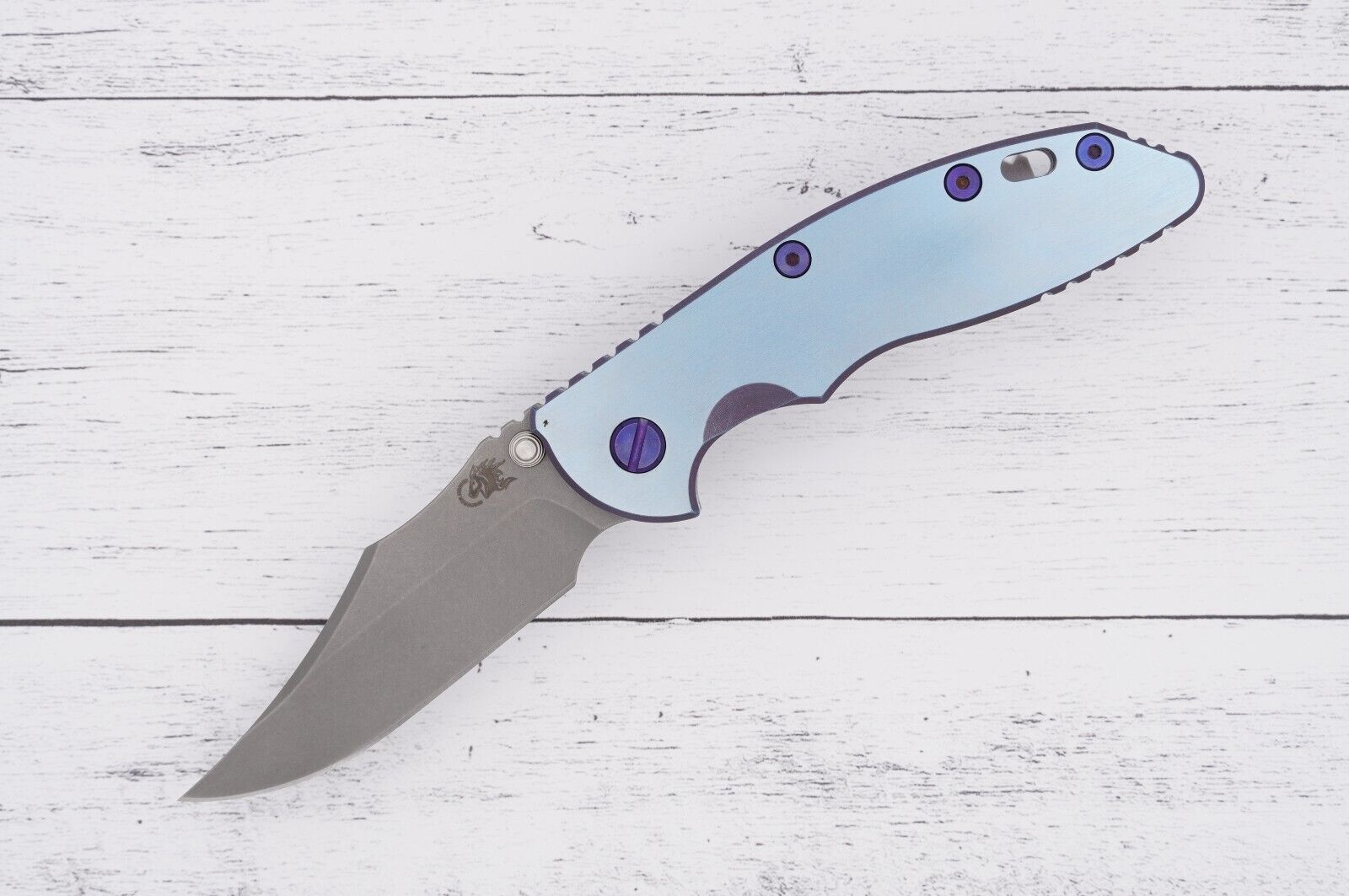Rick Hinderer XM-18 3.5 Bowie – Non Flipper – Satin Two Tone