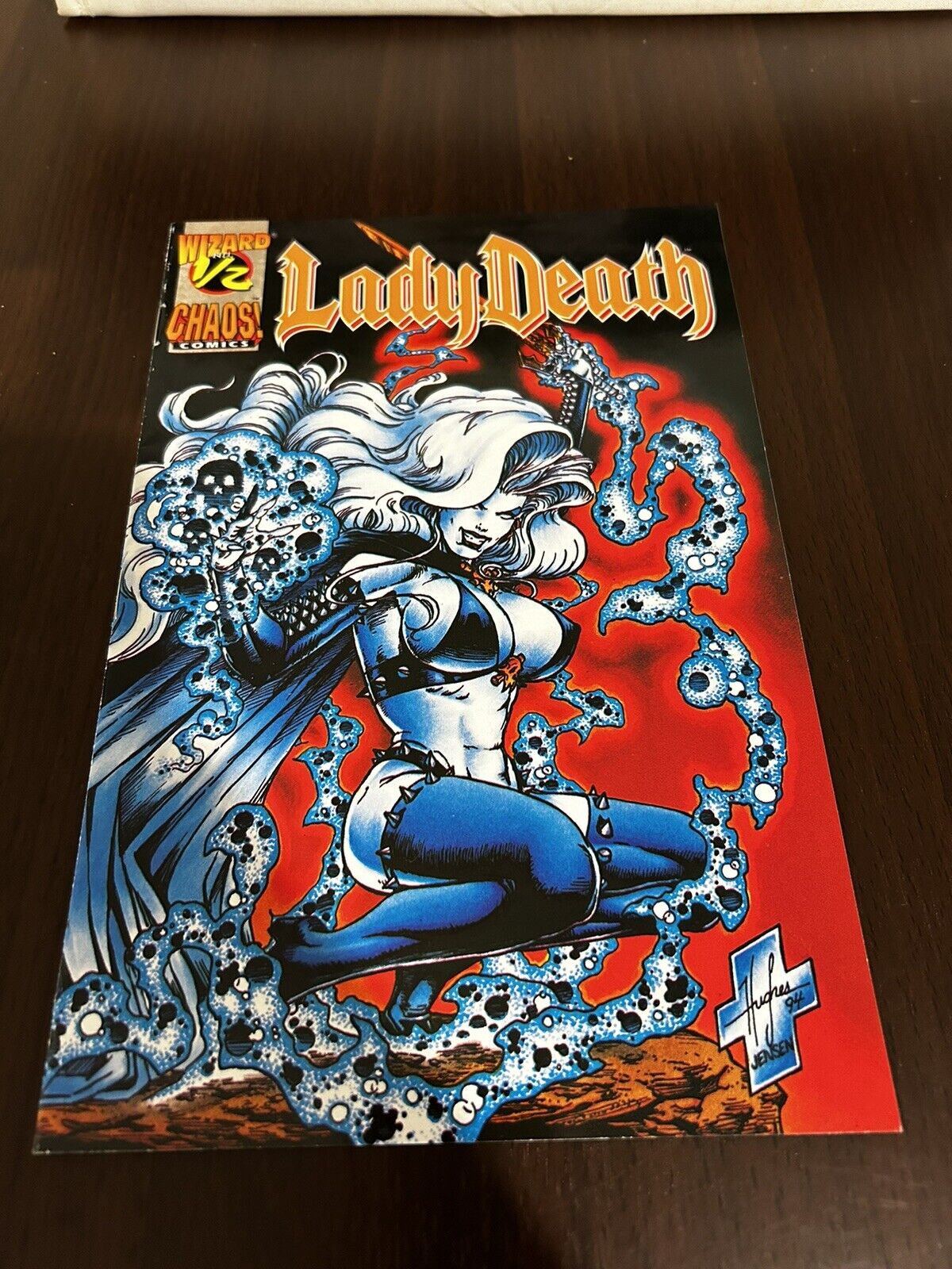 Lady Death 1/2 Chaos Comics Wizard Includes COA