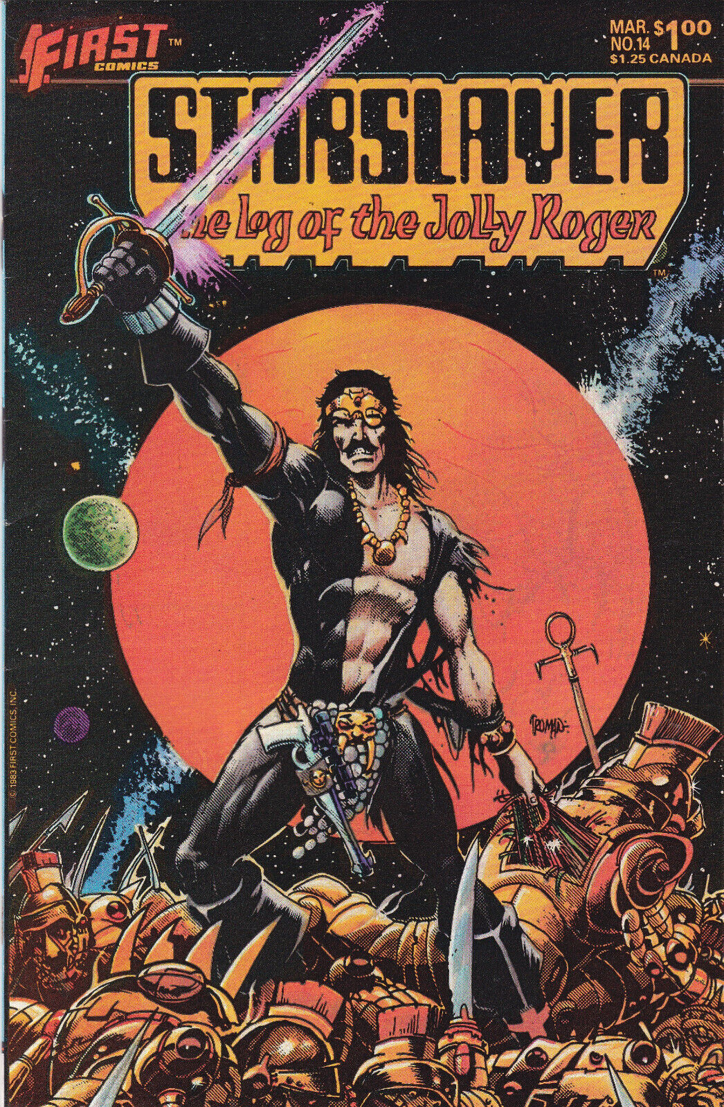Starslayer # 14 First Comics - 1985   High Grade