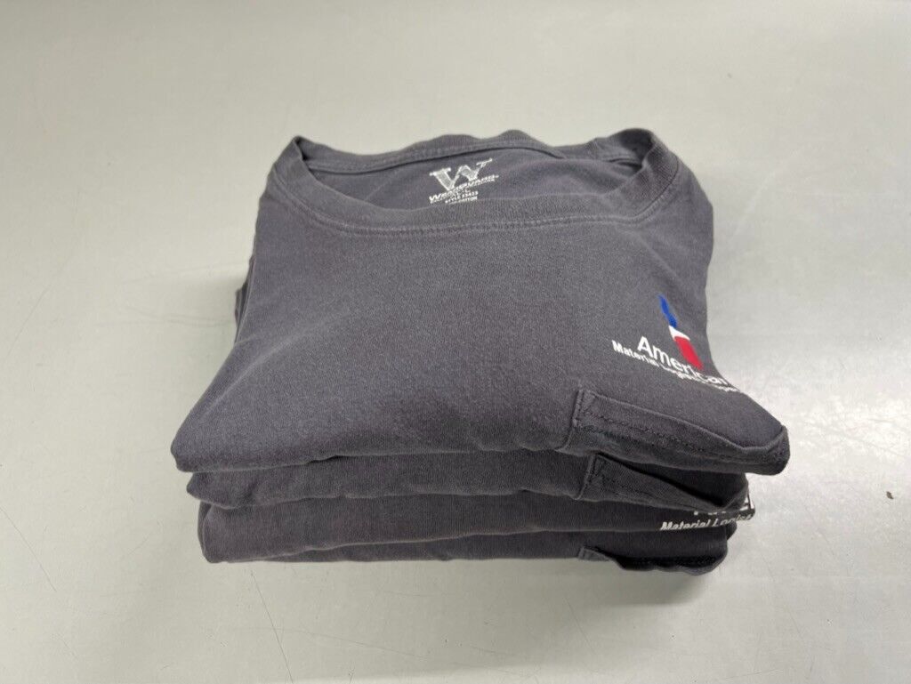 Set of 4 - American Airlines Uniform T-Shirts - Grey XL-L - Few Marks - Check*