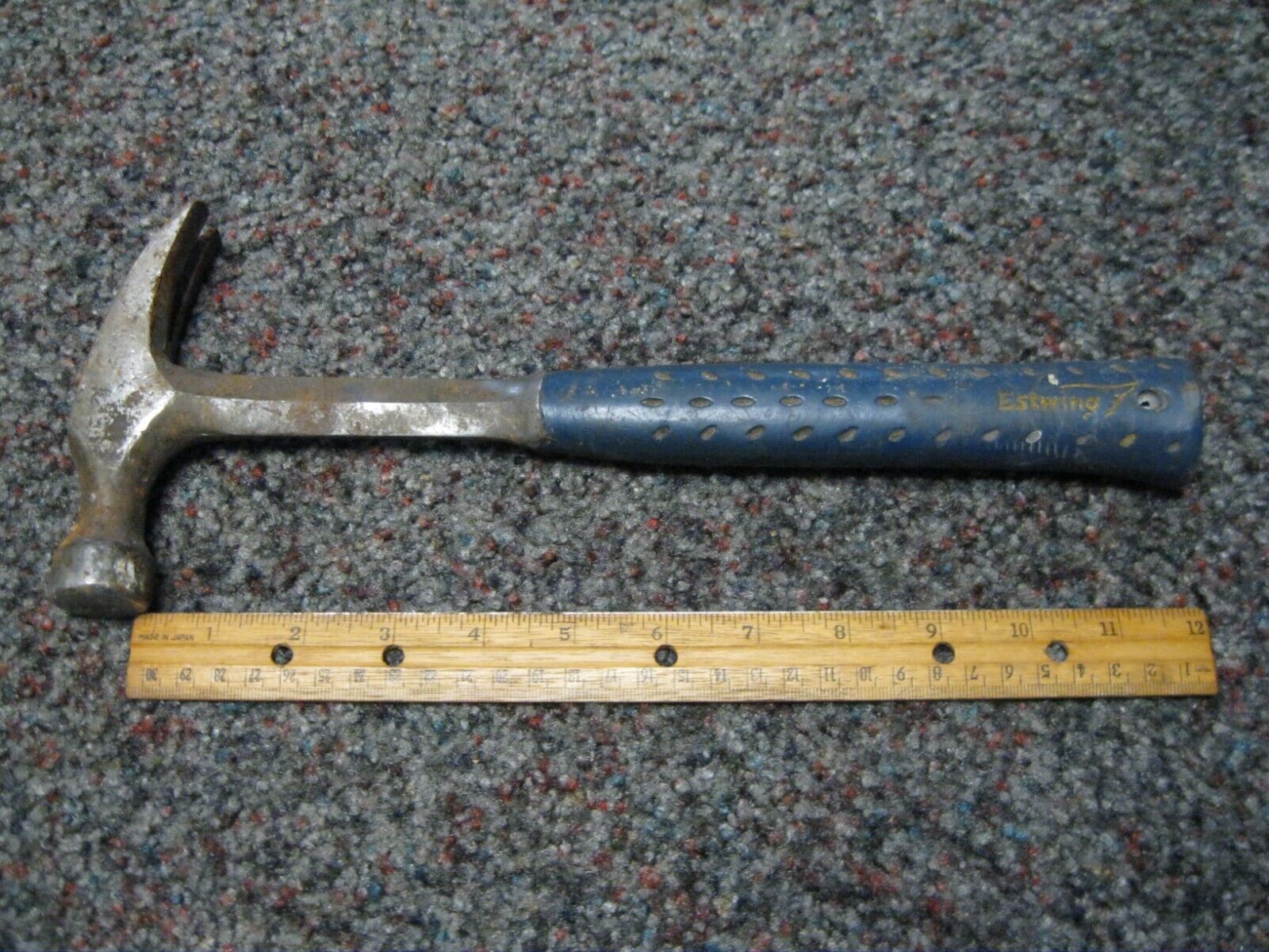 Vintage ESTWING E3-16S Hammer, Nylon handle, used