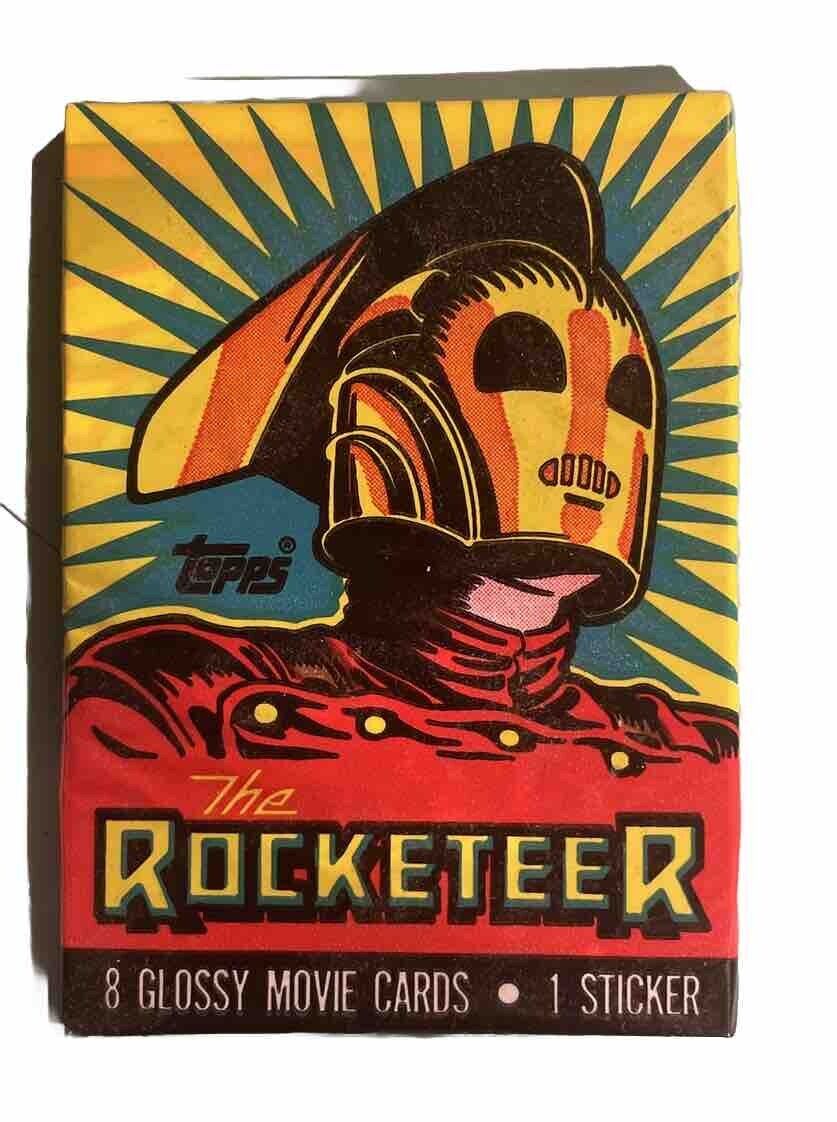DISNEY THE ROCKETEER VINTAGE 1991 TOPPS TRADING CARDS SEALED WAX PACKS