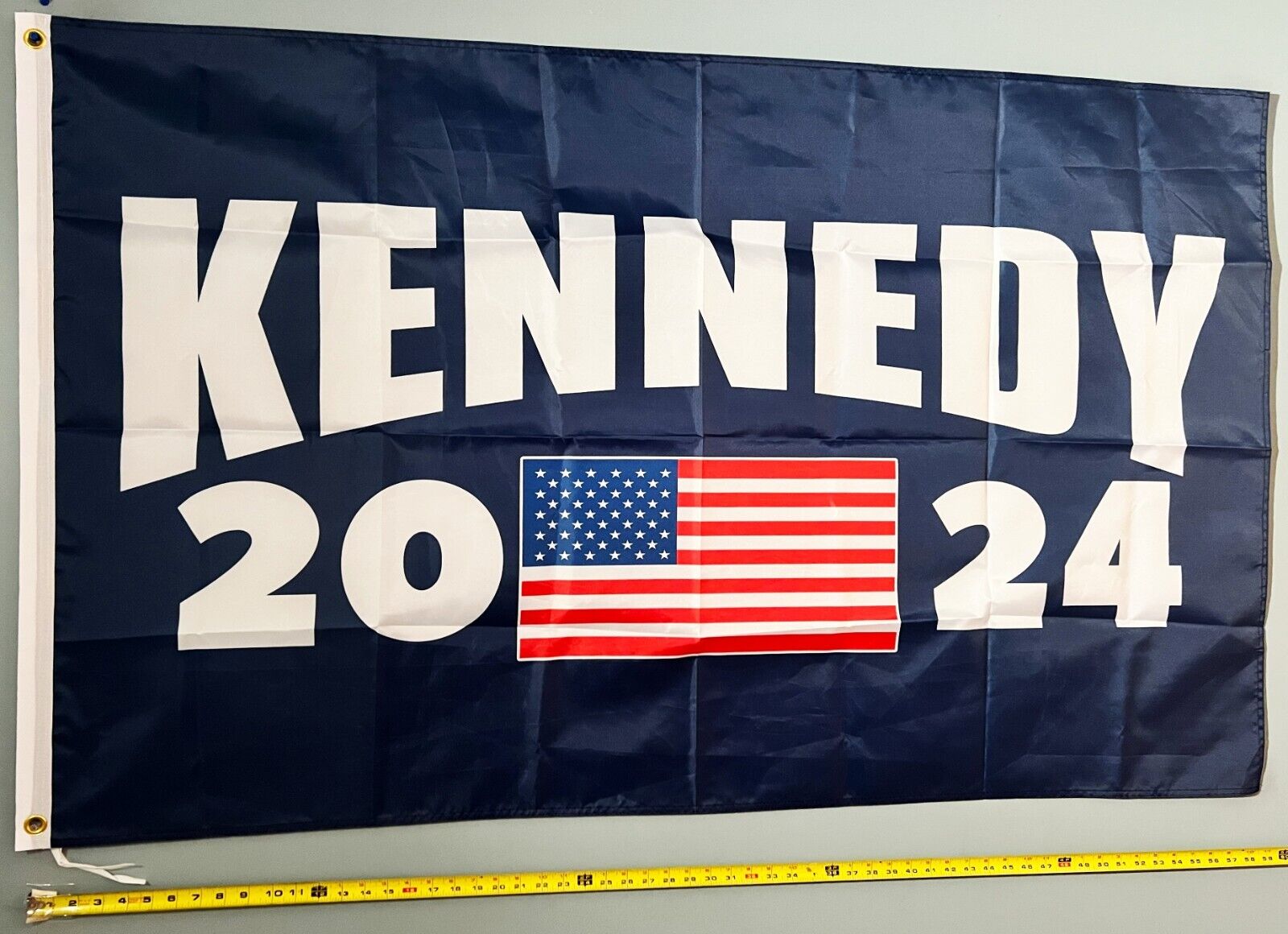 KENNEDY FLAG FREE USA SHIP Robert Kennedy 2024 B USA Democrat America Sign 3x5'