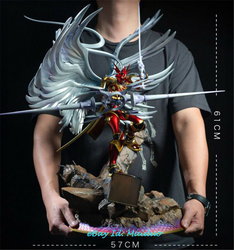 DUKEMON CRIMSON MODE Statue Resin YW studio Figure Digimon 62cm