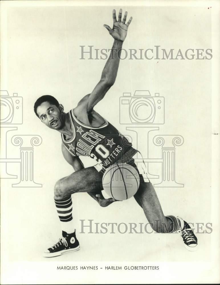 1973 Press Photo Harlem Globetrotters\' Marques Haynes, basketball player