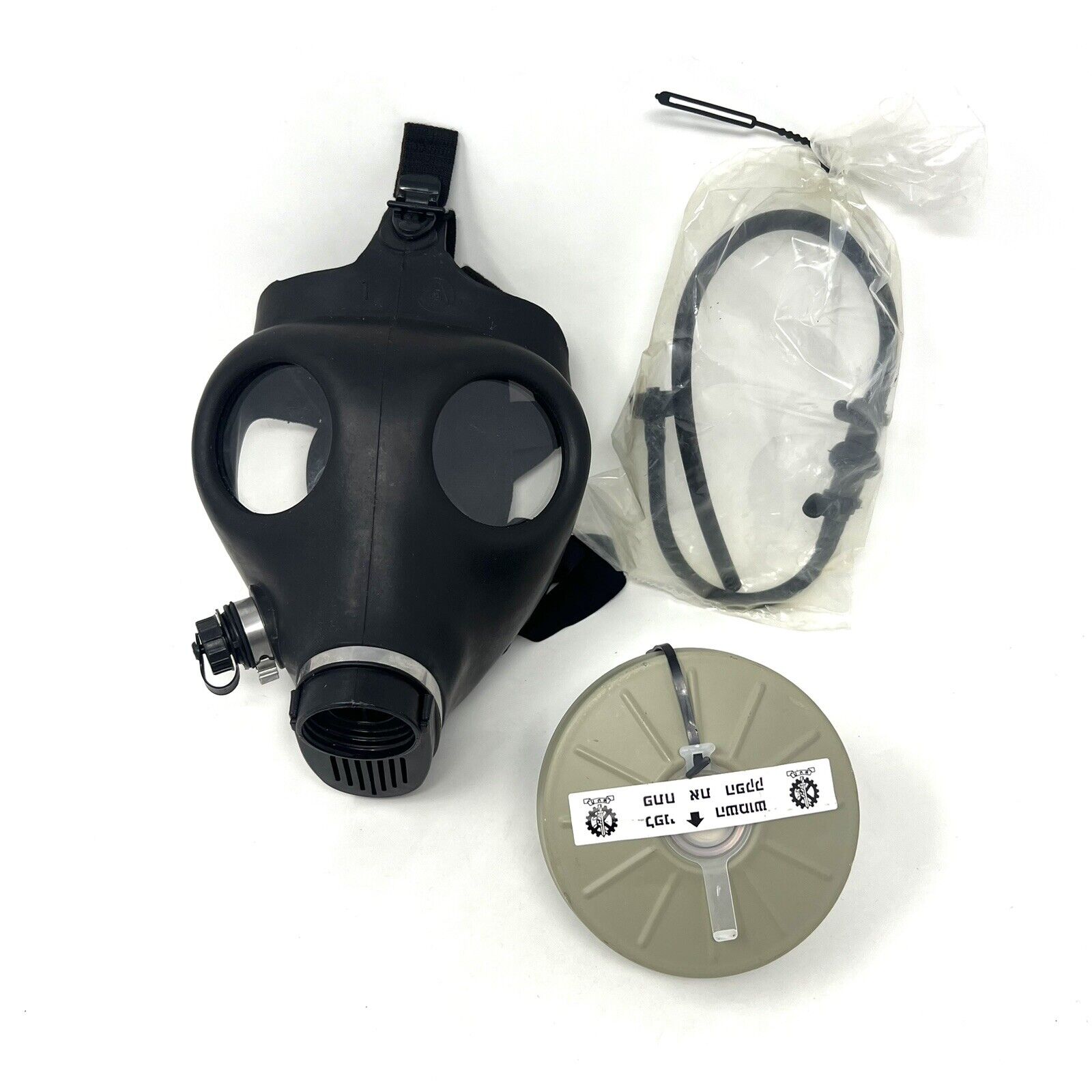 Israeli Adult GAS Mask With 40mm Nato Unused Filter Open Box