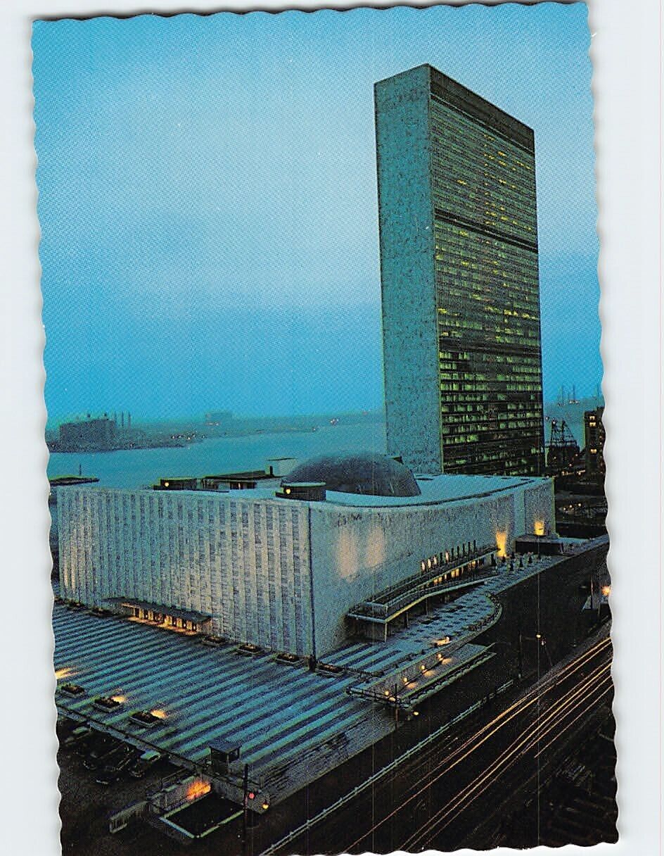 Postcard United Nations Building New York City New York USA