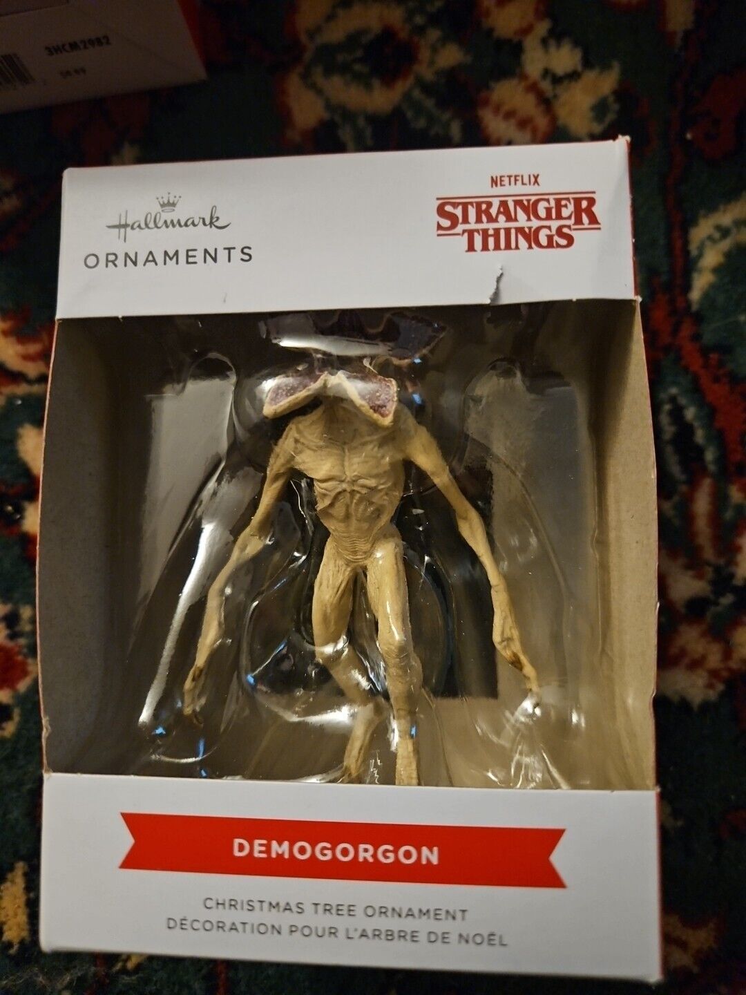 Hallmark 2023 Red Box Demogorgon Stranger Things Netflix Ornament Rare