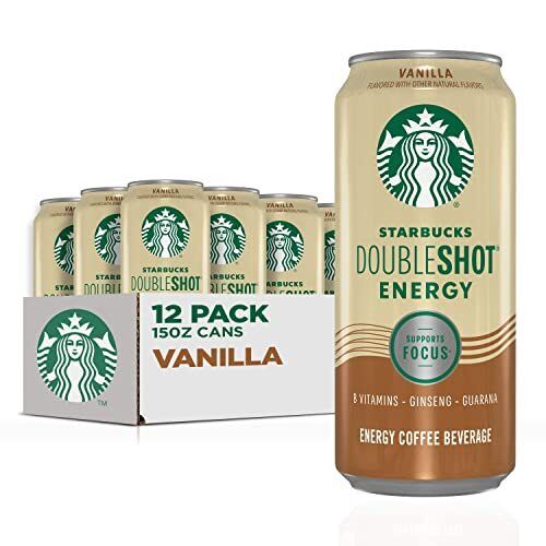 Starbucks Doubleshot Energy Espresso Coffee, Vanilla, 15 oz Cans (12 Pack) (P...